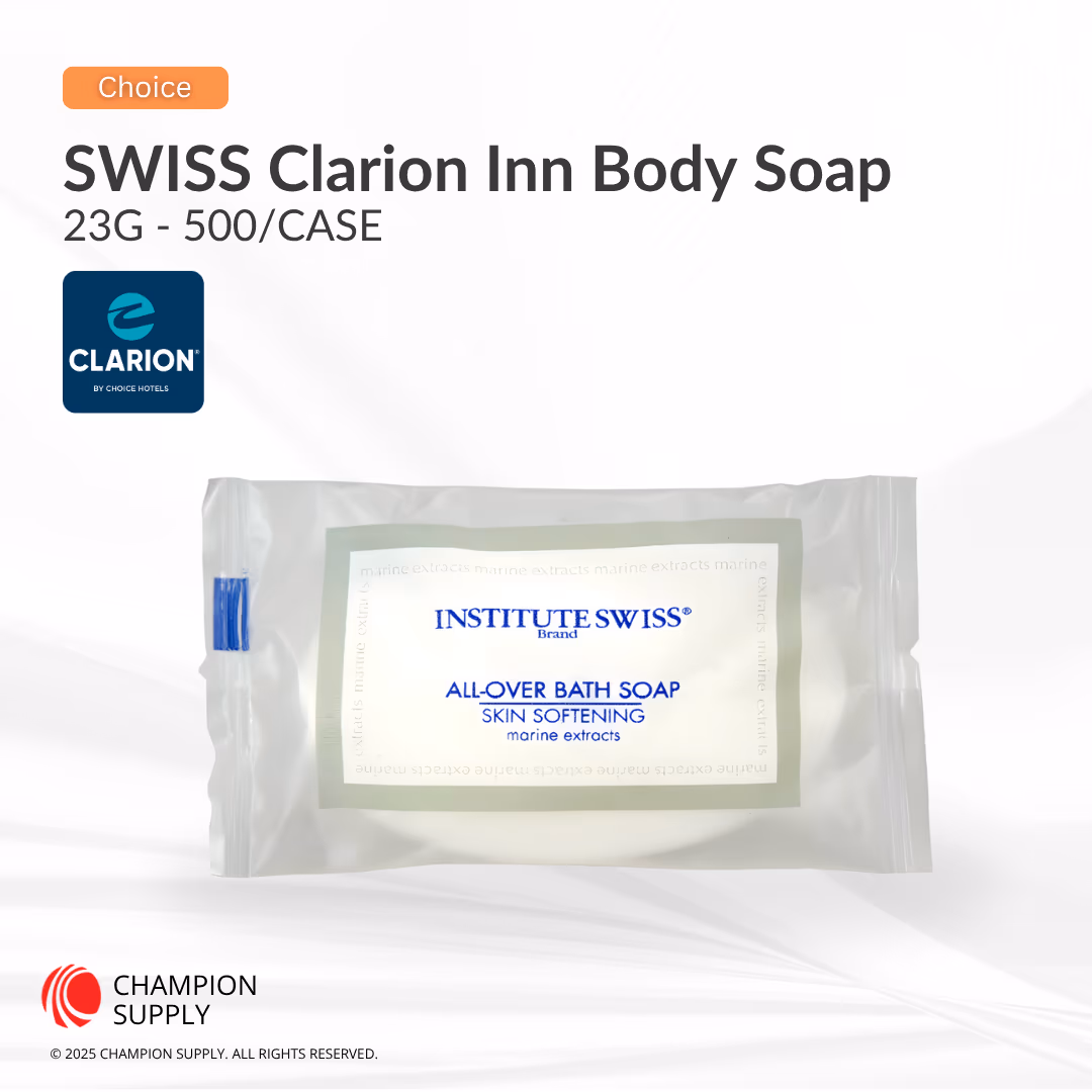 Clarion Institute Swiss Bath Soap 23g, Case of 500